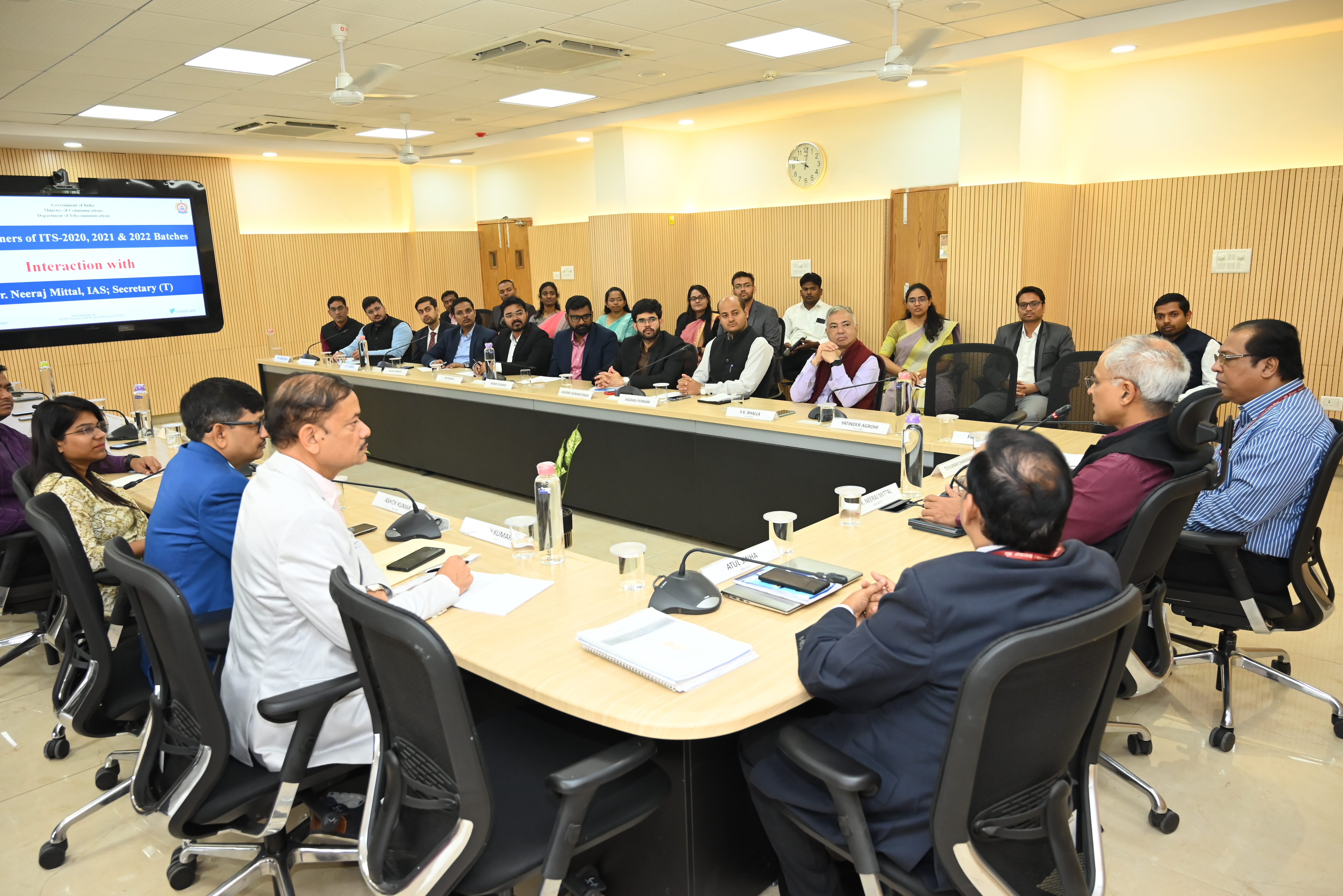 Secretary visit to NTIPRIT