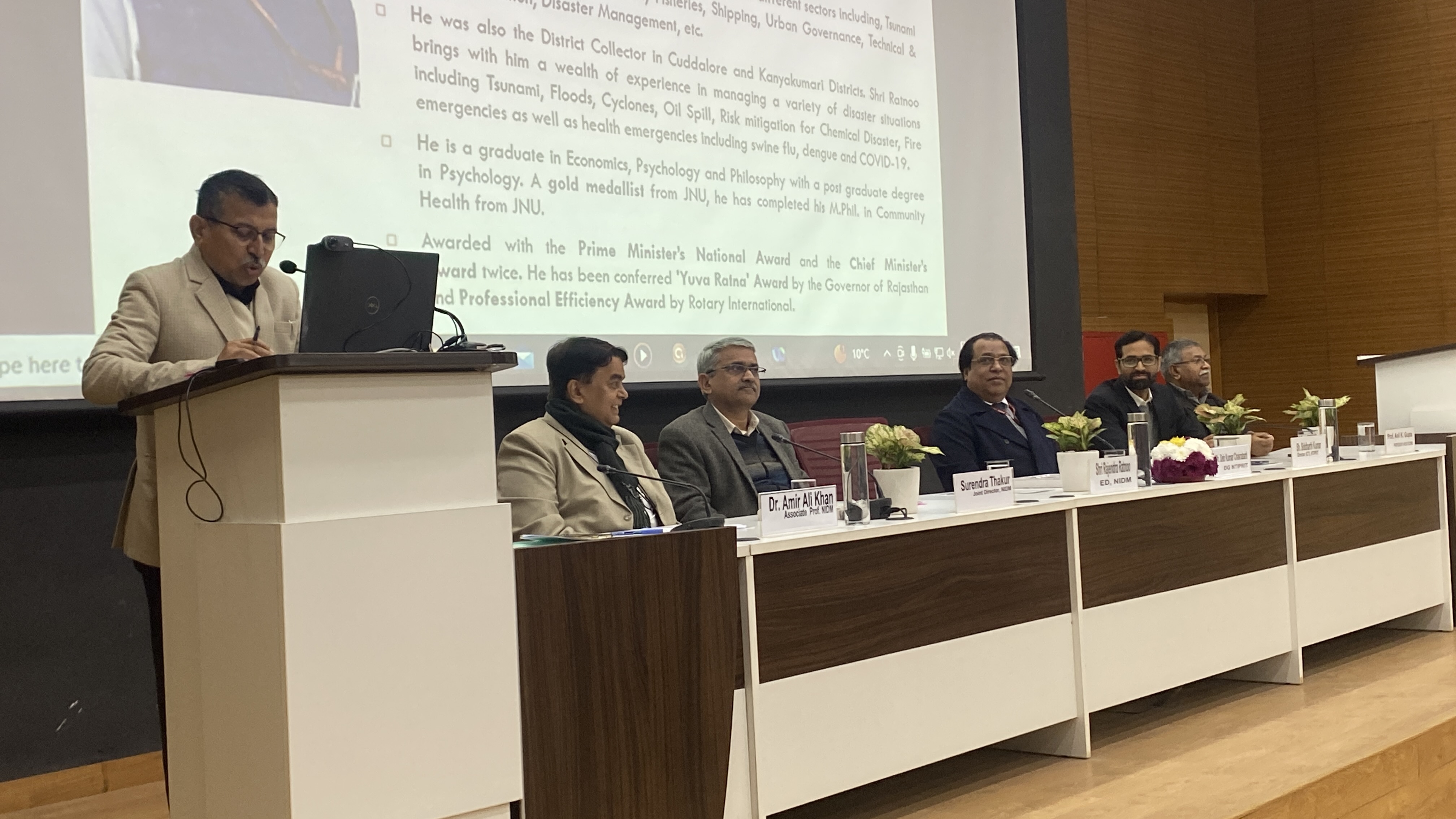 Disaster Management Module for ITS 2021 and 2022 Batch @NIDM, Rohini