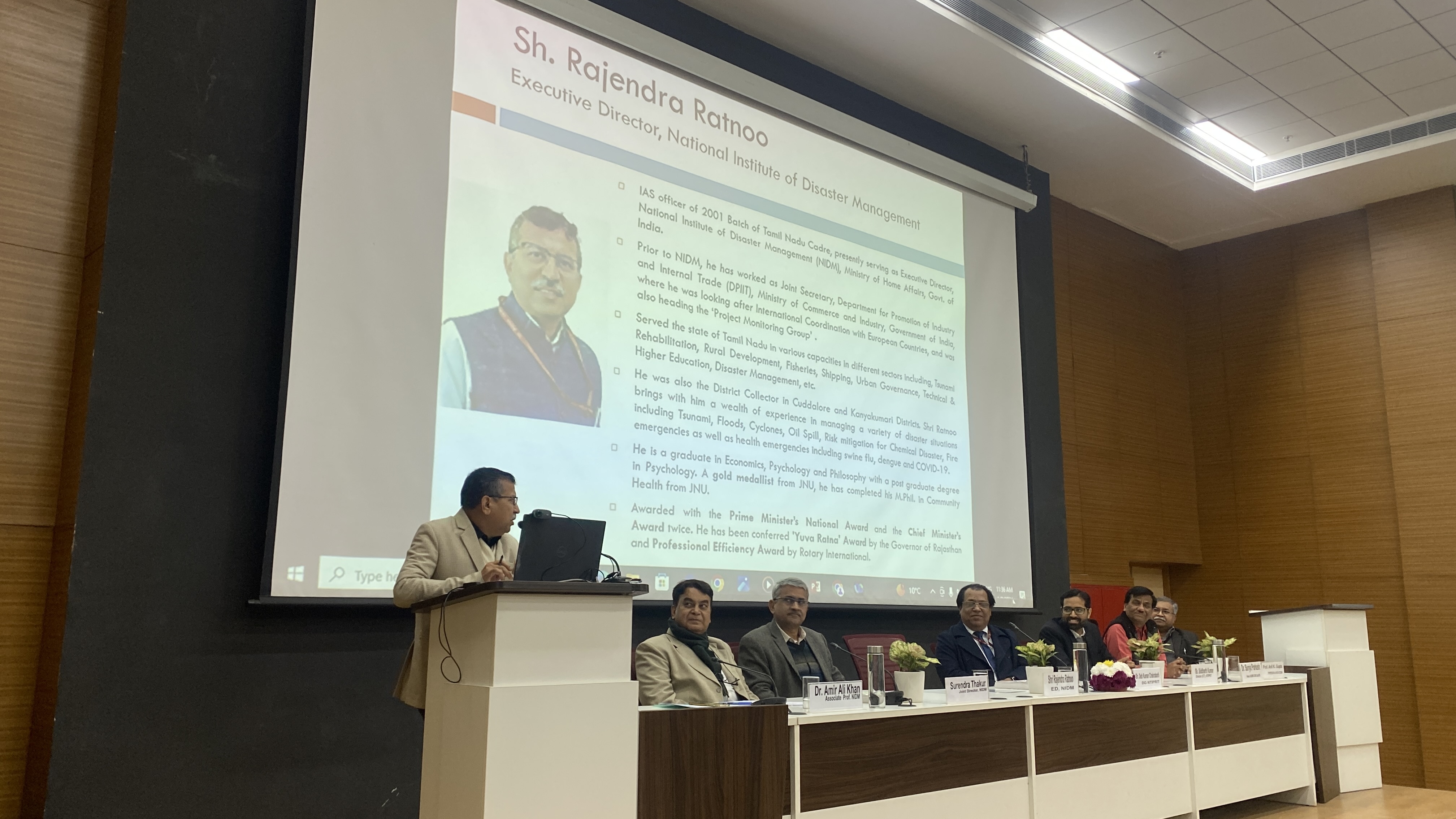 Disaster Management Module for ITS 2021 and 2022 Batch @NIDM, Rohini