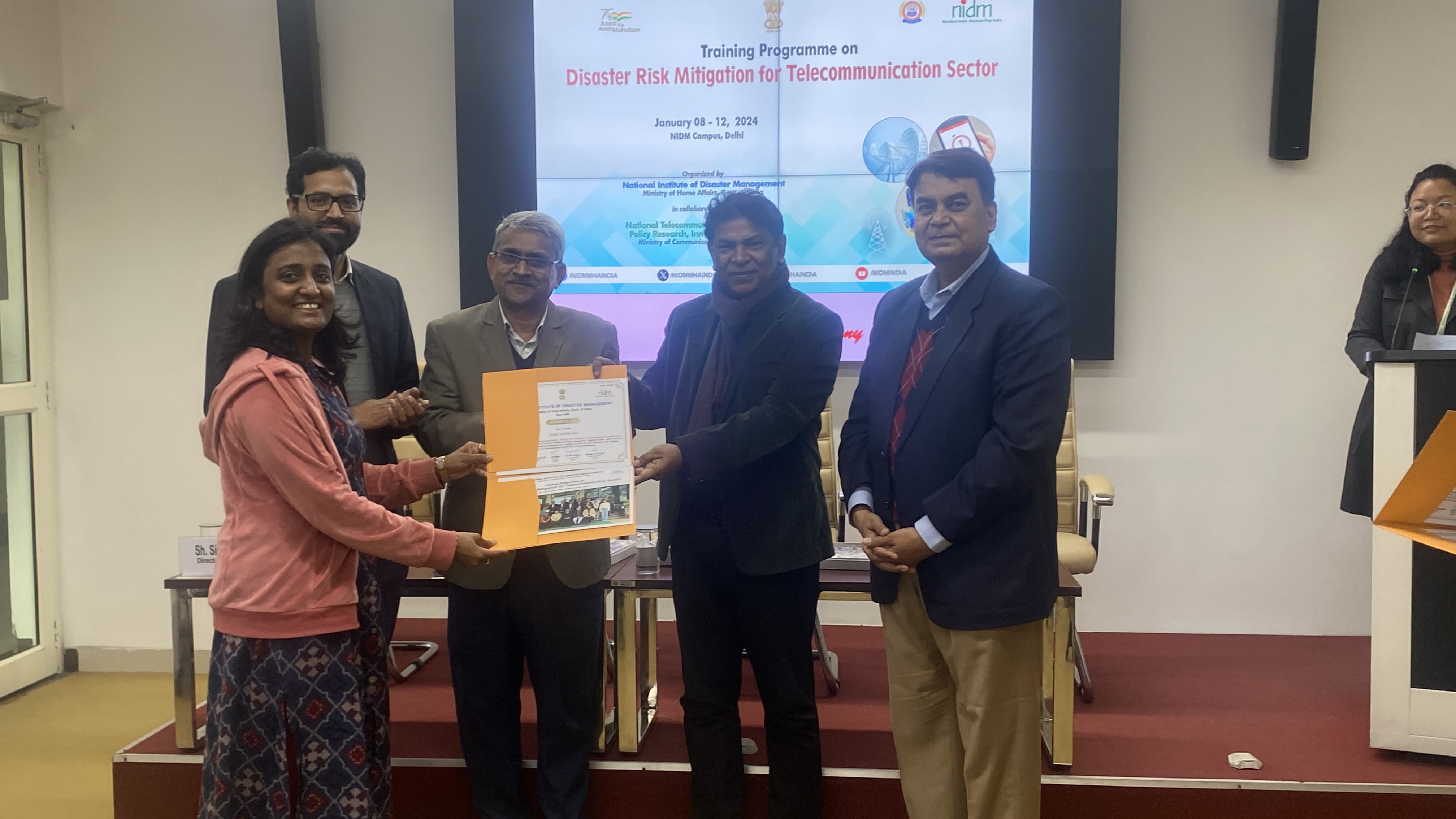Disaster Management Module for ITS 2021 and 2022 Batch @NIDM, Rohini