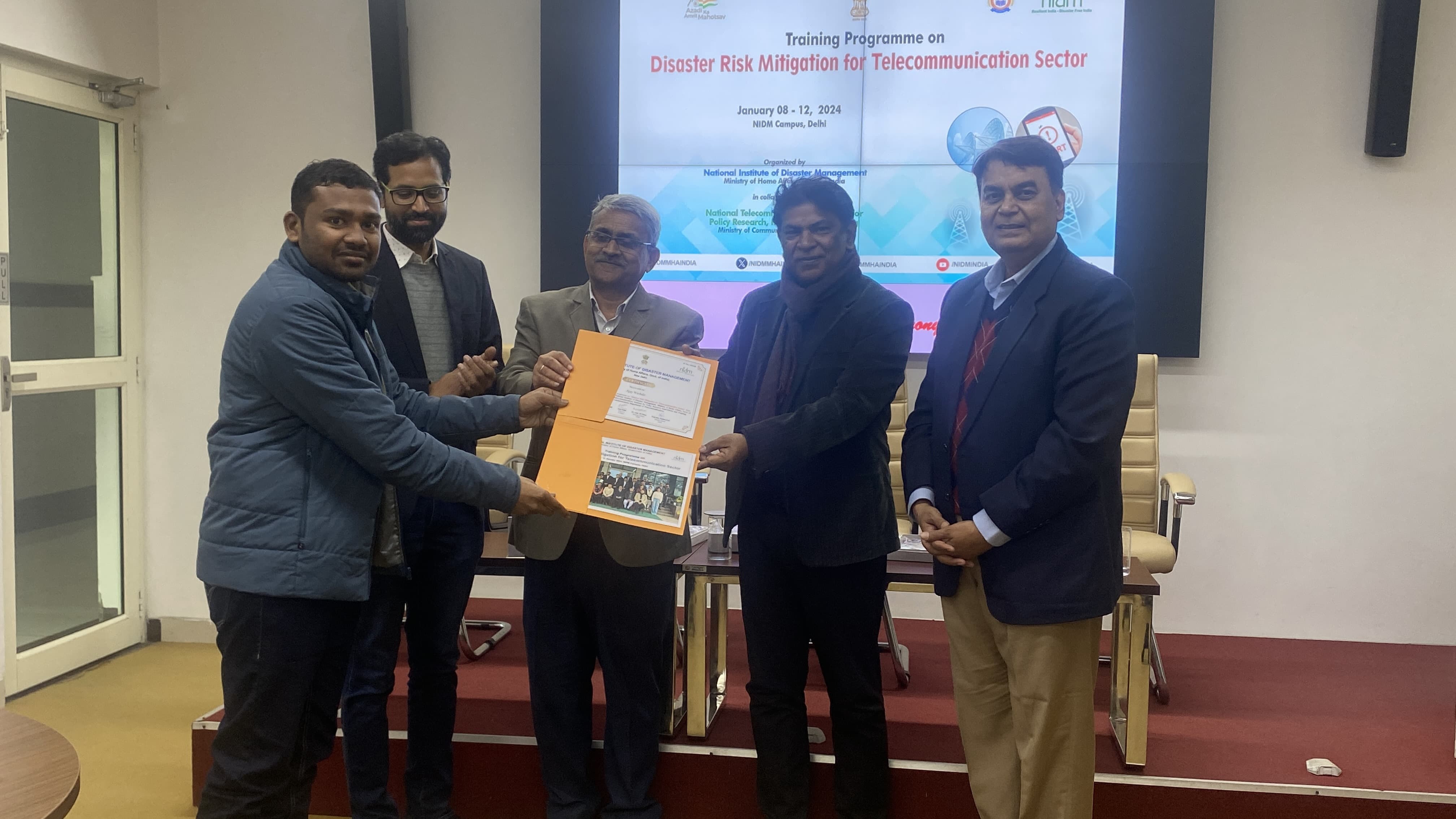 Disaster Management Module for ITS 2021 and 2022 Batch @NIDM, Rohini