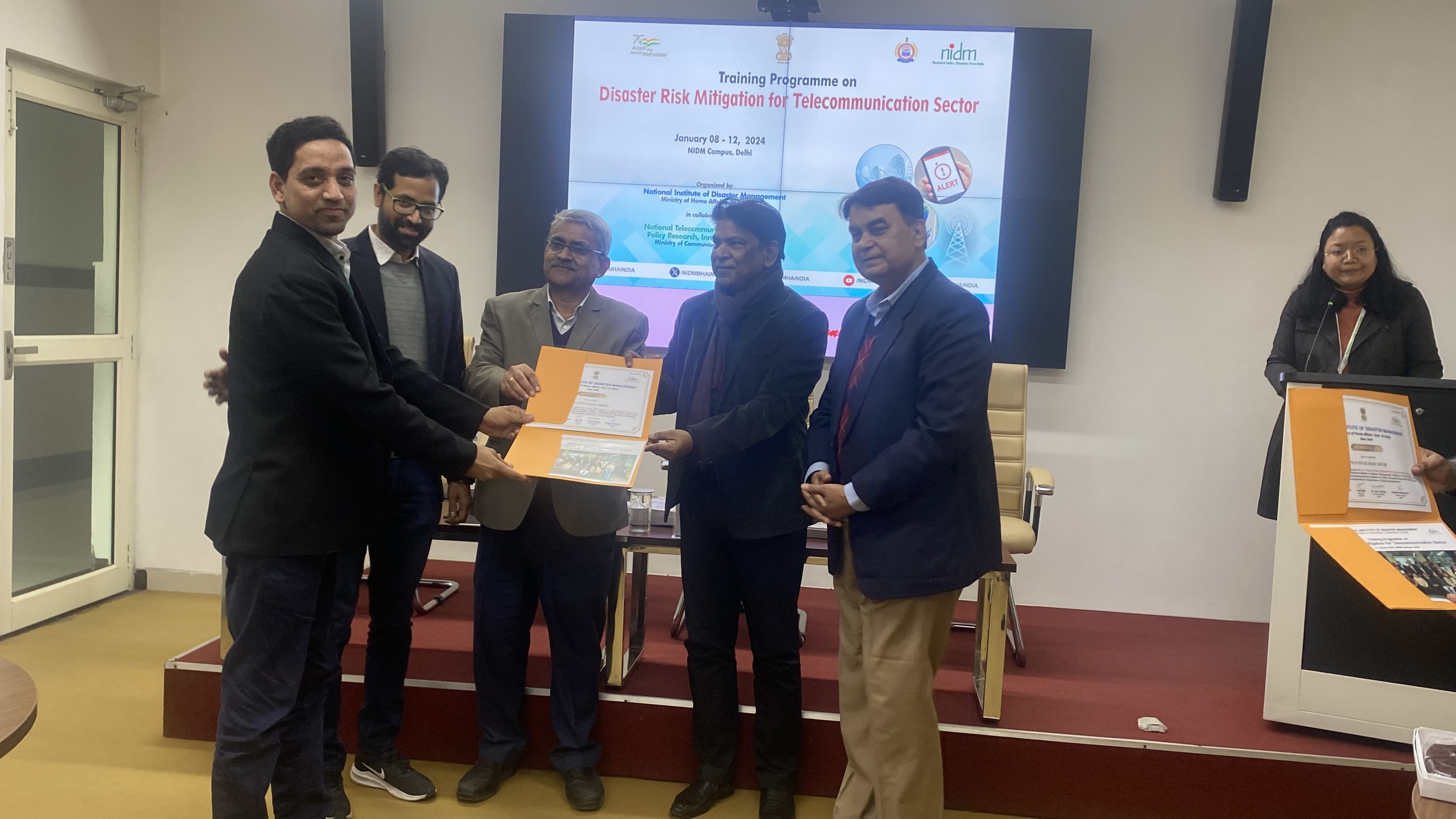 Disaster Management Module for ITS 2021 and 2022 Batch @NIDM, Rohini